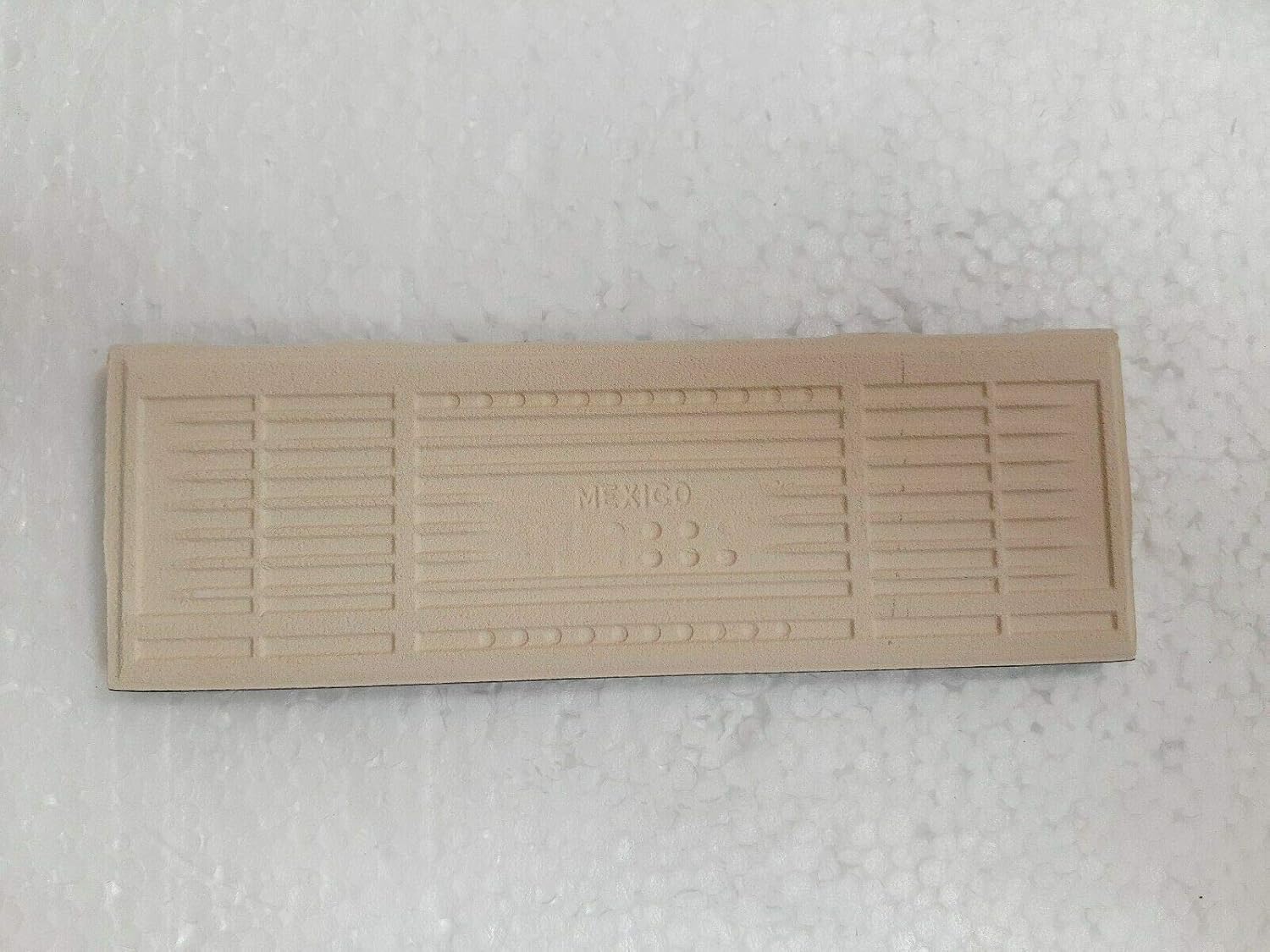 Black 2x6 in Ceramic Tile Bullnose Trim Edge 2 x 6 inch American Olean Box 10 Piece